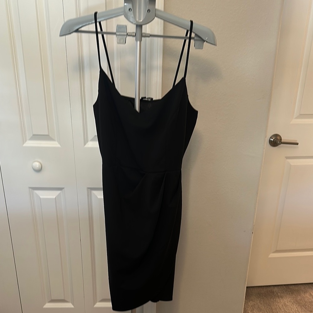 Elegant Black Spaghetti Strap Dress Lulus